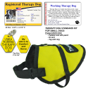 Standard Small Therapy Dog Vest Starter Kit