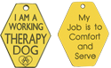 Engraved Therapy Dog Tag