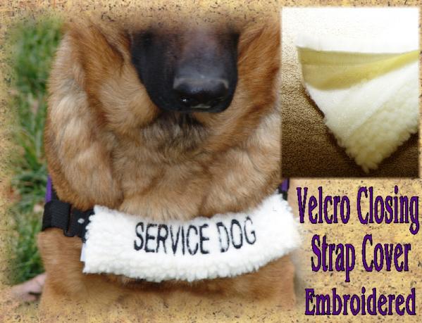 Service Dog Vest Strap Cover