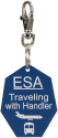 Engravaed ESA Travel ID Tag