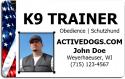 K9 Trainer ID Badge
