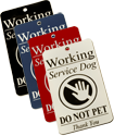 Colored Service Dog ID Tag