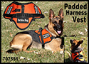 Padded Therapy Dog Vest