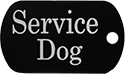 Aluminum Service Dog Tag